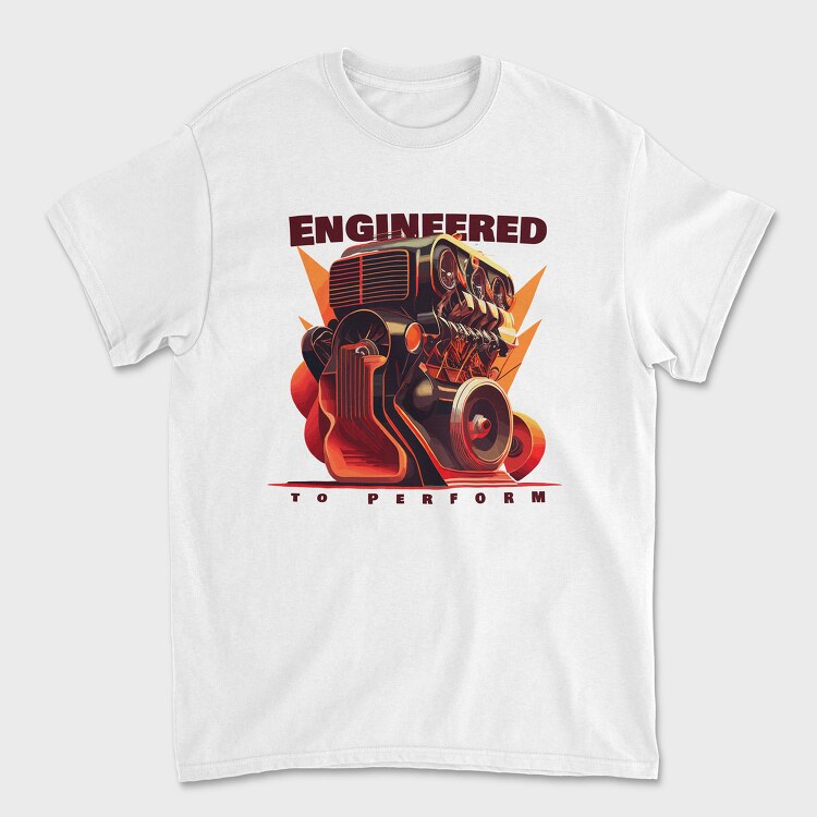 Engineered to Perform, Унисекс Мъжка Тениска