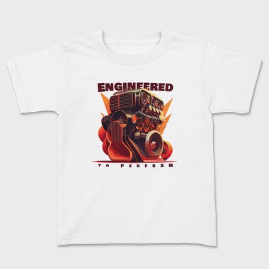 Engineered to Perform, Kids' T-Shirt