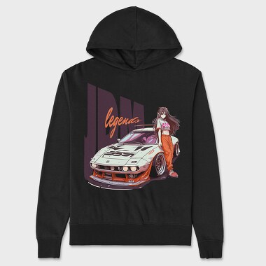 Personalized Car Girl Sleeve, Унисекс Мъжко Суичър