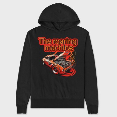 Sports Car Revving Engine, Unisex Men's Hoodie