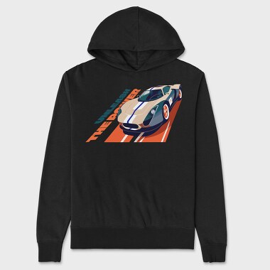 Sports Car Track Unleash Power, Unisex Men's Hoodie