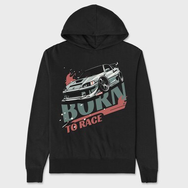Car Jdm Japan Green Race, Unisex Men's Hoodie