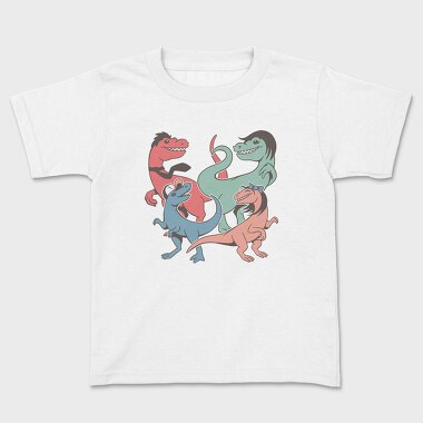 Dinosaurs Family, Kids' T-Shirt