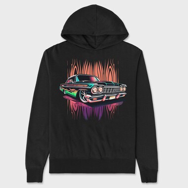 Luxury Rims Lowrider Custom Car, Unisex Men's Hoodie