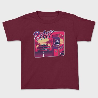 Retro Games, Kids' T-Shirt