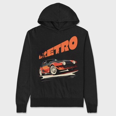 Retro Rides Convertible Palms, Unisex Men's Hoodie
