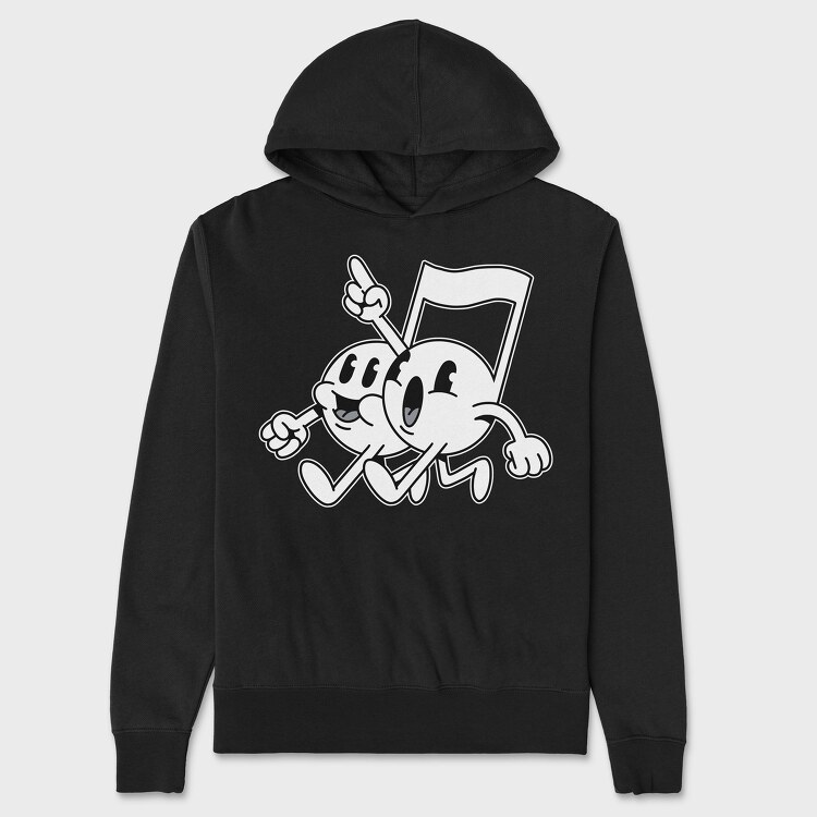 Music Note, Unisex Men's Hoodie