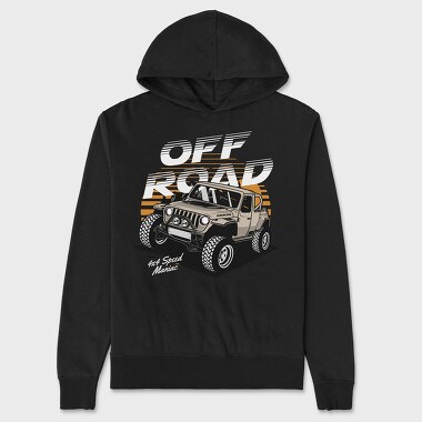 Offroad Jeep Retro Sunset, Унисекс Мъжко Суичър