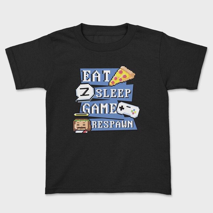 Pixel Respawn, Kids' T-Shirt