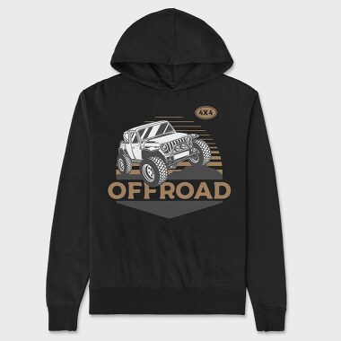 Off Road Jeep 0, Unisex Men's Hoodie