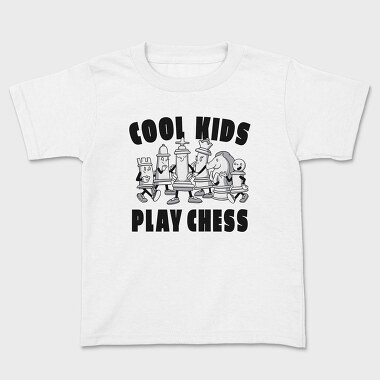 Chess Cartoon, Kids' T-Shirt
