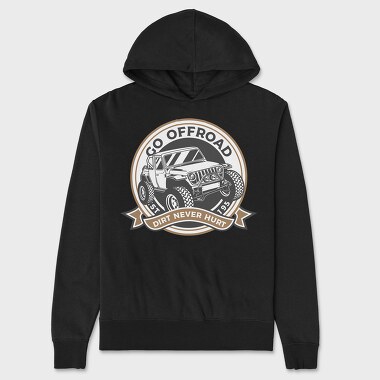 Off Road Jeep 3, Unisex Men's Hoodie