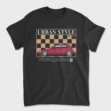 Honda Civic 93, Унисекс Мъжка Тениска