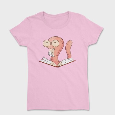 Reading Worm, Women's T-Shirt