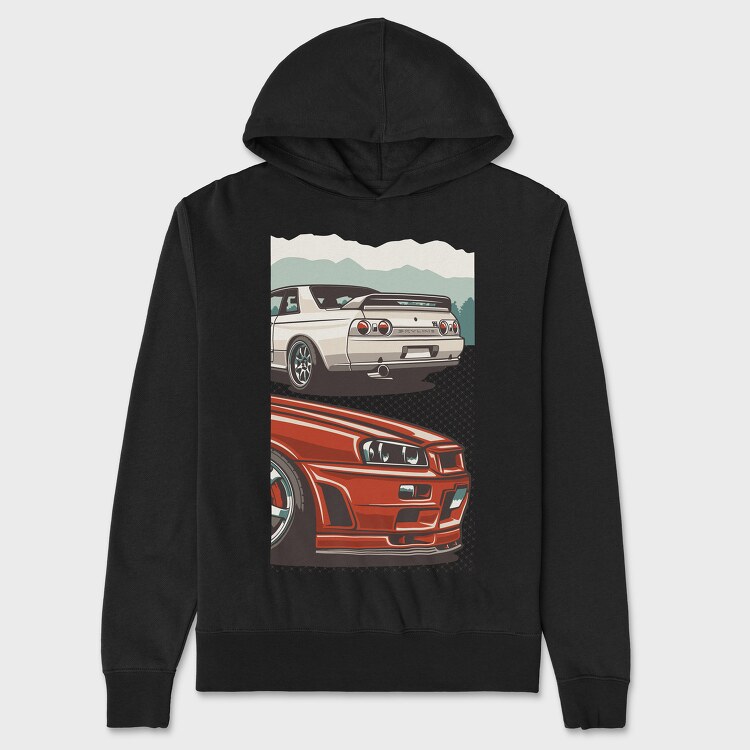 Skyline Front Back, Унисекс Мъжко Суичър
