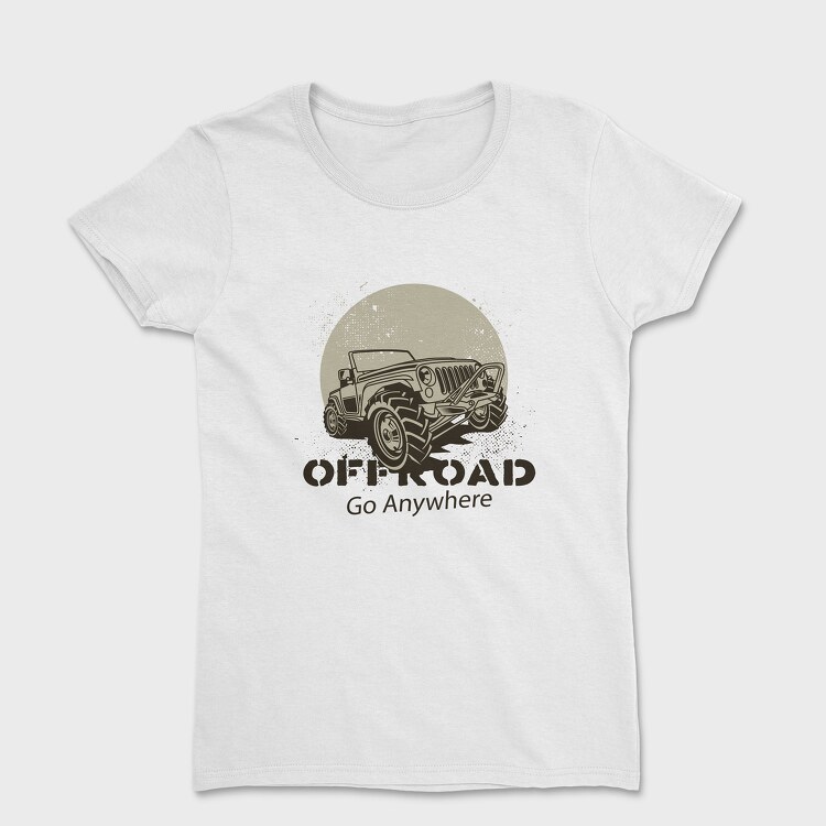Offroad Go Anywhere Jeep, Women's T-Shirt