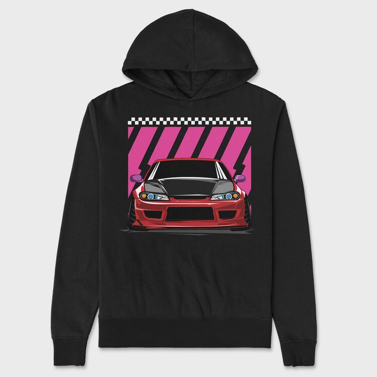 Silva Red, Unisex Men's Hoodie