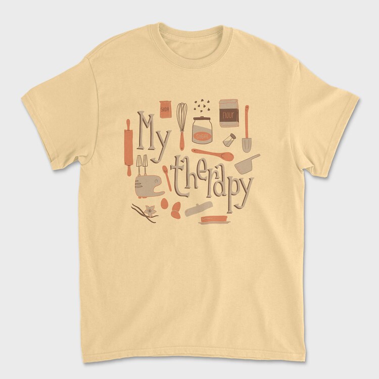 My Therapy Baking, Unisex Men's T-Shirt
