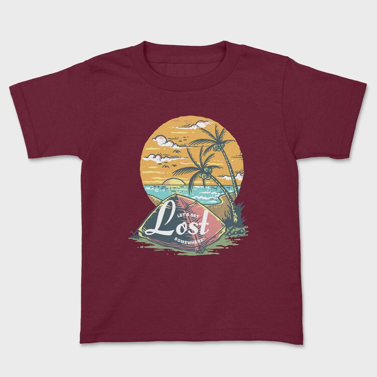 Beach Camping, Kids' T-Shirt