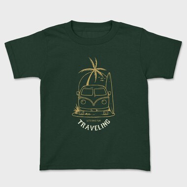 Beach Traveling, Kids' T-Shirt