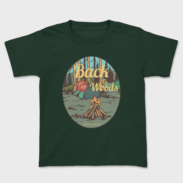 Camp Fire, Kids' T-Shirt
