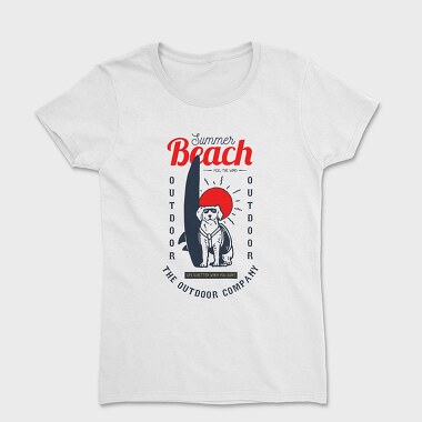 Women's T-Shirt, Dog Surf