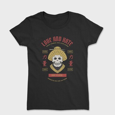 Geisha Skull, Women's T-Shirt