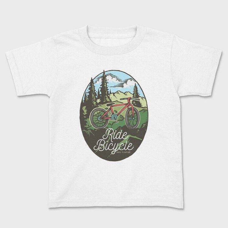 Ride Bicycle, Kids' T-Shirt