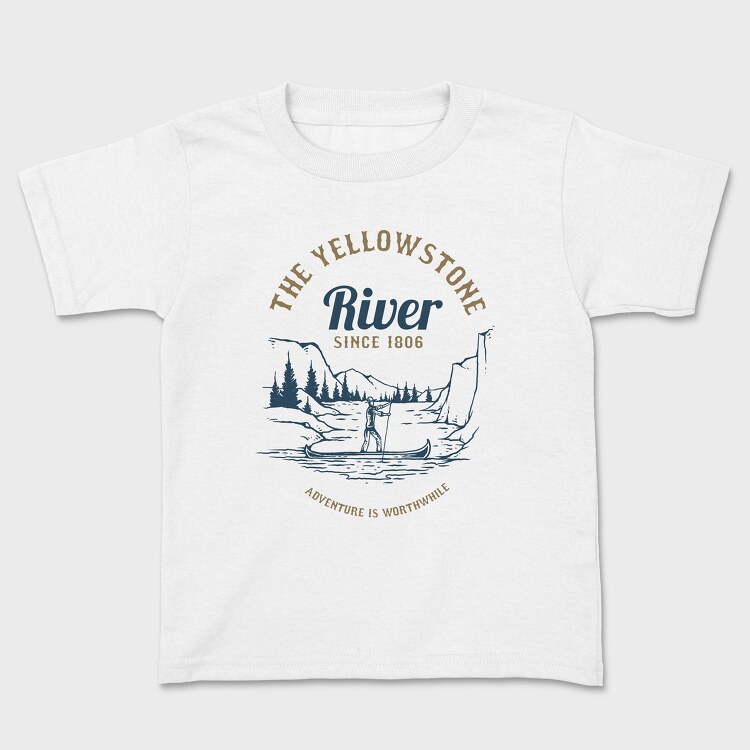 River Adventure, Kids' T-Shirt