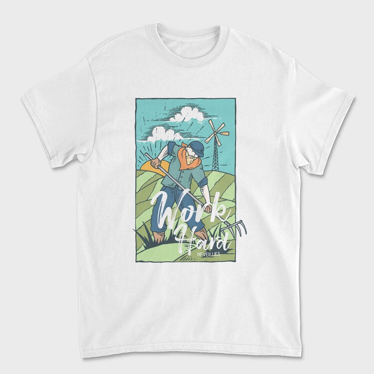 Work Hard, Unisex Men's T-Shirt