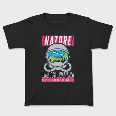 Astro Nature, Kids' T-Shirt