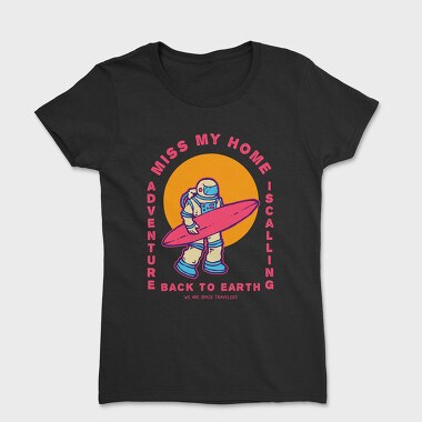 Astro Surfing, Women's T-Shirt