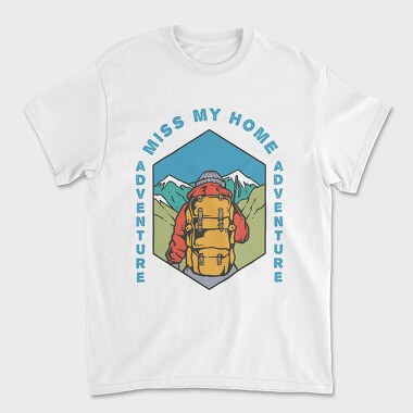 Backpacker, Unisex Men's T-Shirt