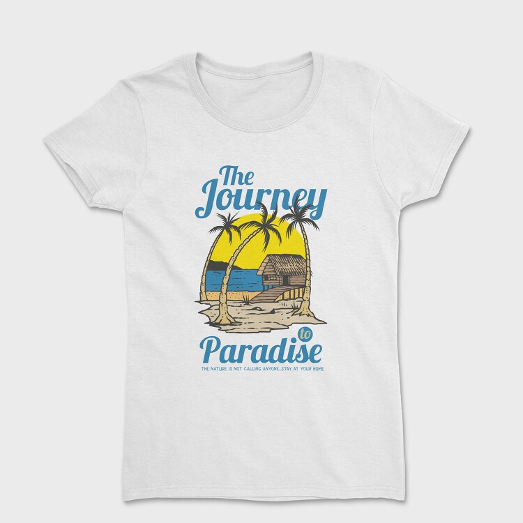 Beach Cabin, Women's T-Shirt