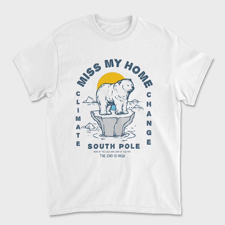 Climate Change, Unisex Men's T-Shirt