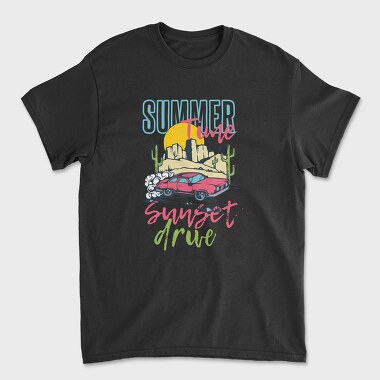Desert Road, Unisex Men's T-Shirt