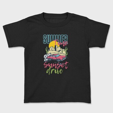 Desert Road, Kids' T-Shirt