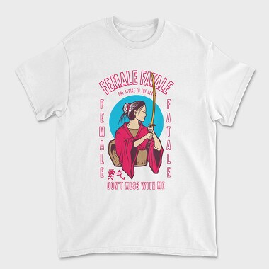 Female Fatale, Unisex Men's T-Shirt