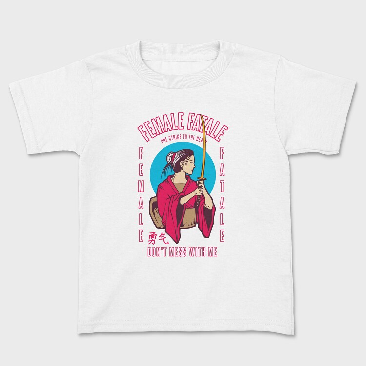Female Fatale, Kids' T-Shirt