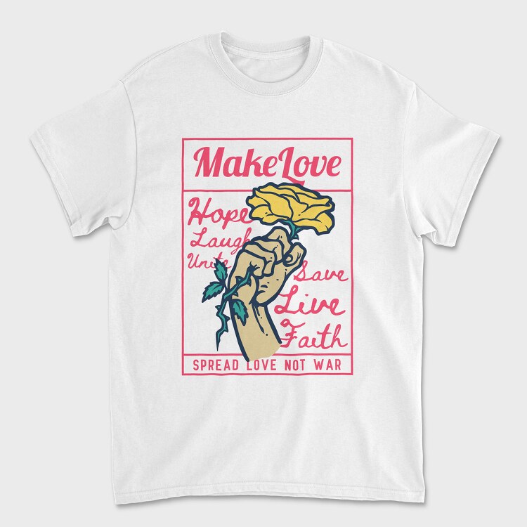 In The Name Of Peace, Unisex Men's T-Shirt