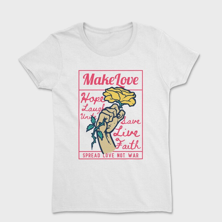 In The Name Of Peace, Women's T-Shirt