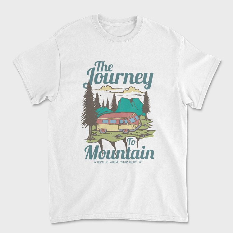 Journey To The Mountain, Unisex Men's T-Shirt