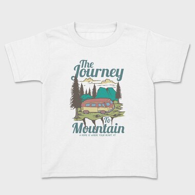 Journey To The Mountain, Kids' T-Shirt