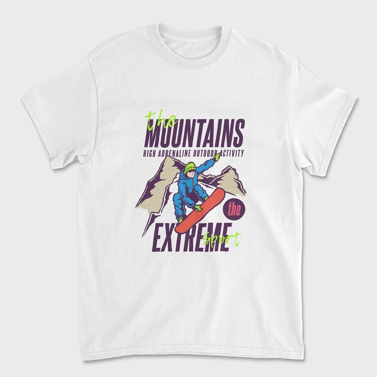 Jump High, Unisex Men's T-Shirt