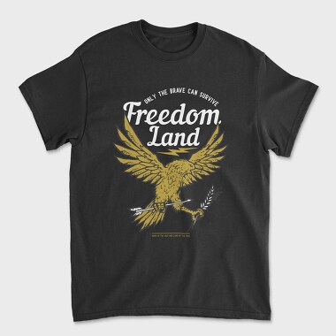 Land Of Freedom, Unisex Men's T-Shirt