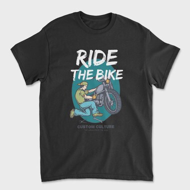 Mechanic Ride the Bike, Unisex Men's T-Shirt