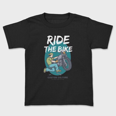 Mechanic Ride the Bike, Kids' T-Shirt