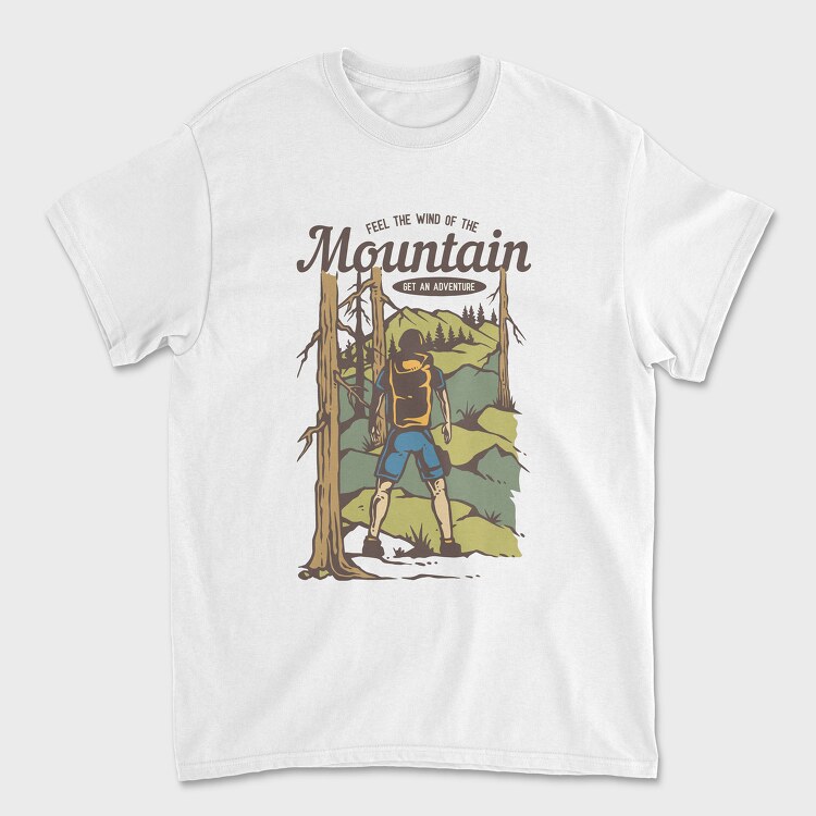 Mountain Backpacker, Унисекс Мъжка Тениска
