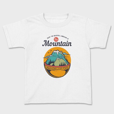 Mountain Bowl, Kids' T-Shirt