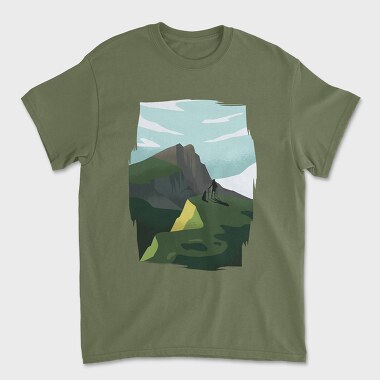 Munros Hiking, Unisex Men's T-Shirt